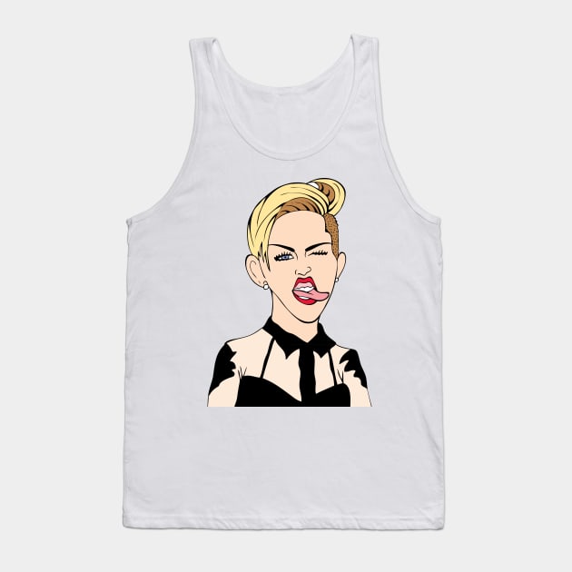 Pop Icon Tank Top by cartoonistguy